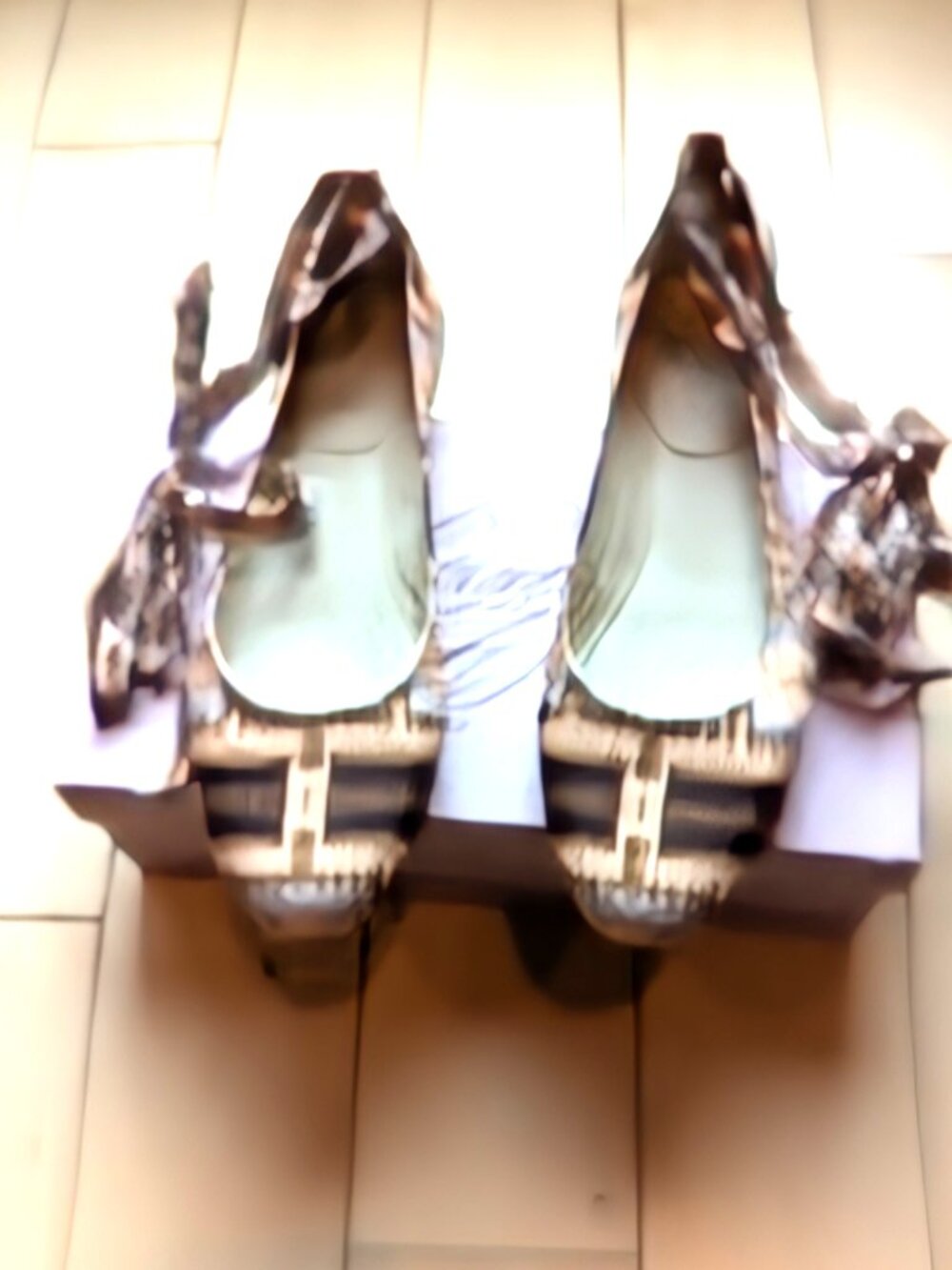 WOMEN'S LINEN BALLET FLATS 9B NEVER WORN THEODORA & CALLUM VIA STUART WEITZMAN